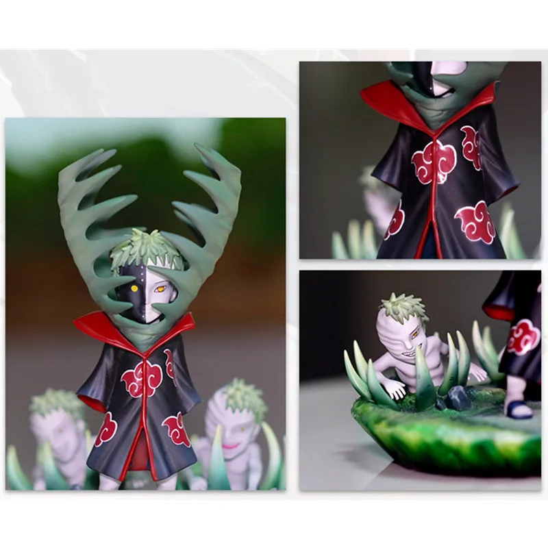 Аниме Наруто Zetsu кодовое название Akatsuki черная черепаха GK статуя ПВХ фигурка Коллекция Модель игрушки подарок на день рождения коробка M2789