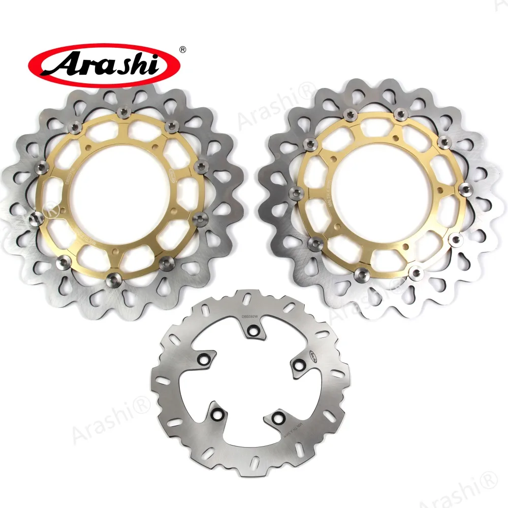 Arashi 1 комплект YZF R1 1000 2004 2005 2006 ЧПУ передние задние тормозные диски для YAMAHA FZ1 1000 2006