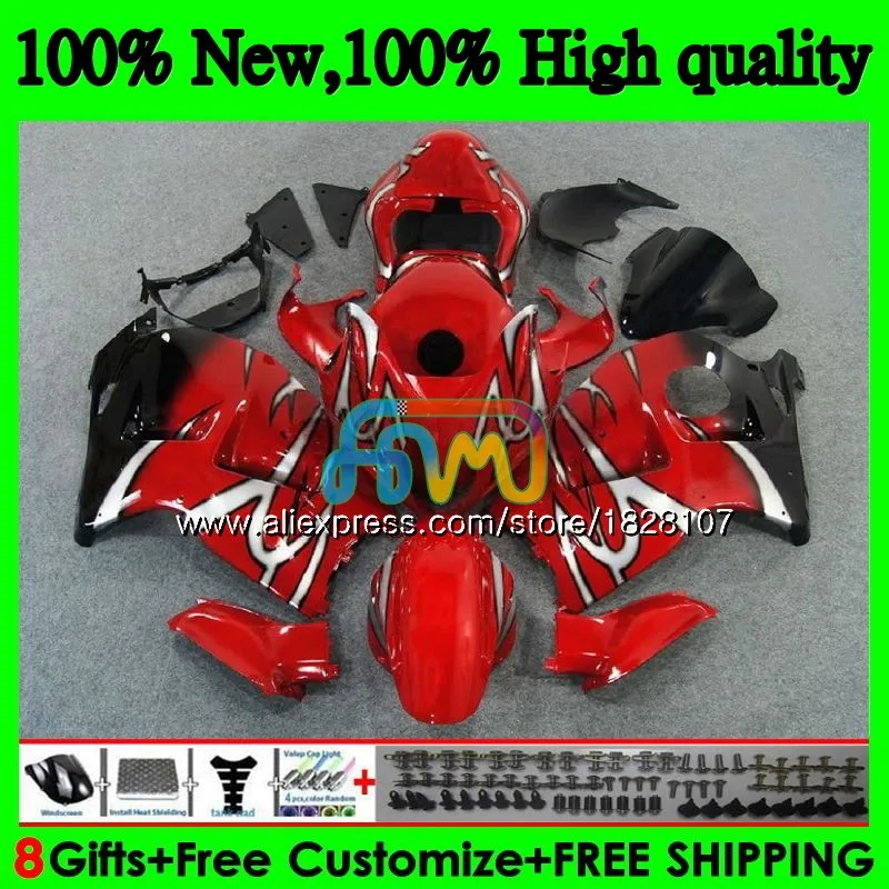 Корпус для SUZUKI Hayabusa GSXR 1300 GSXR1300 96 97 98 красный черный топ 99 01 48BS. 51 GSXR-1300 1996 1997 1998 1999 2000 2001 обтекатель