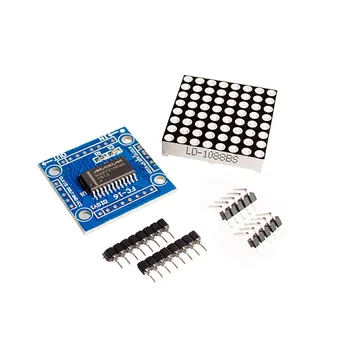 

8x8 LED dot matrix module MAX7219 display module DIY suite single chip microcomputer control module