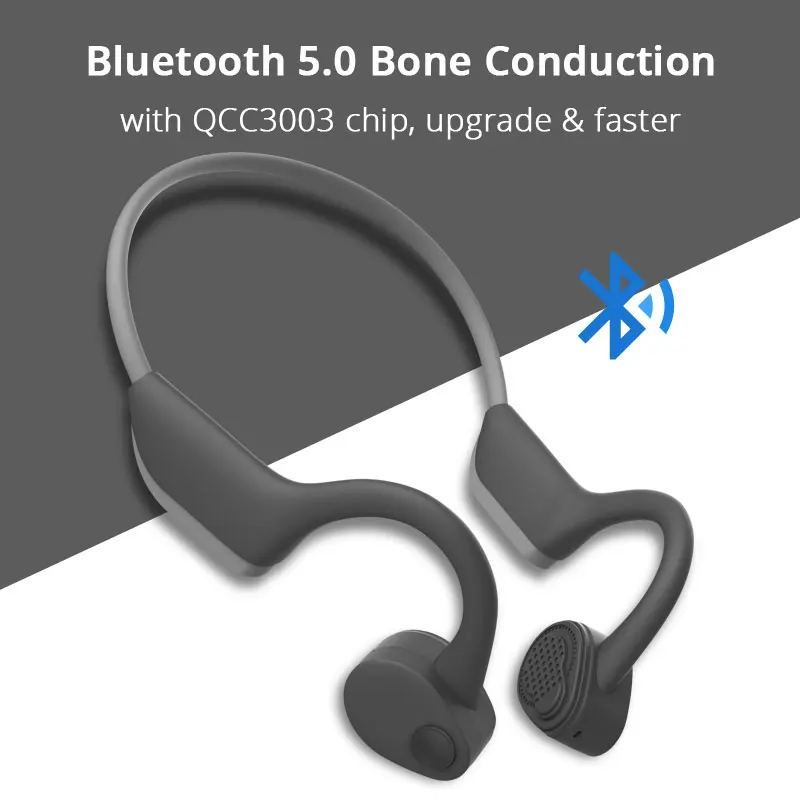 Ушные крючки, Bluetooth 5,0, гарнитуры, свободные руки, водонепроницаемые, спортивные, беспроводные наушники, костная проводимость, стерео наушники для телефона, наушники