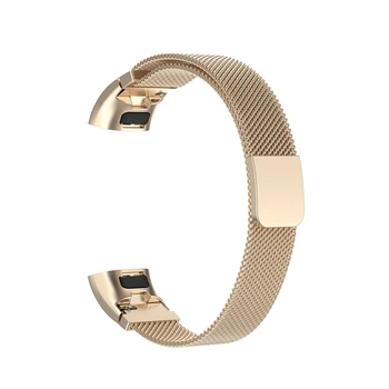 

Steel Replacement Milanese Loop Strap for Huawei Band 3 Pro Magnetic Watch Band -Gold