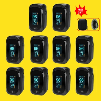 

NEW!10pcs Fingertip Pulse Oximeter Pulse Oxymeter Blood Oxygen Saturation SPO2 Heart Rate Monitor Oximetro De Dedo Pulsioximetro