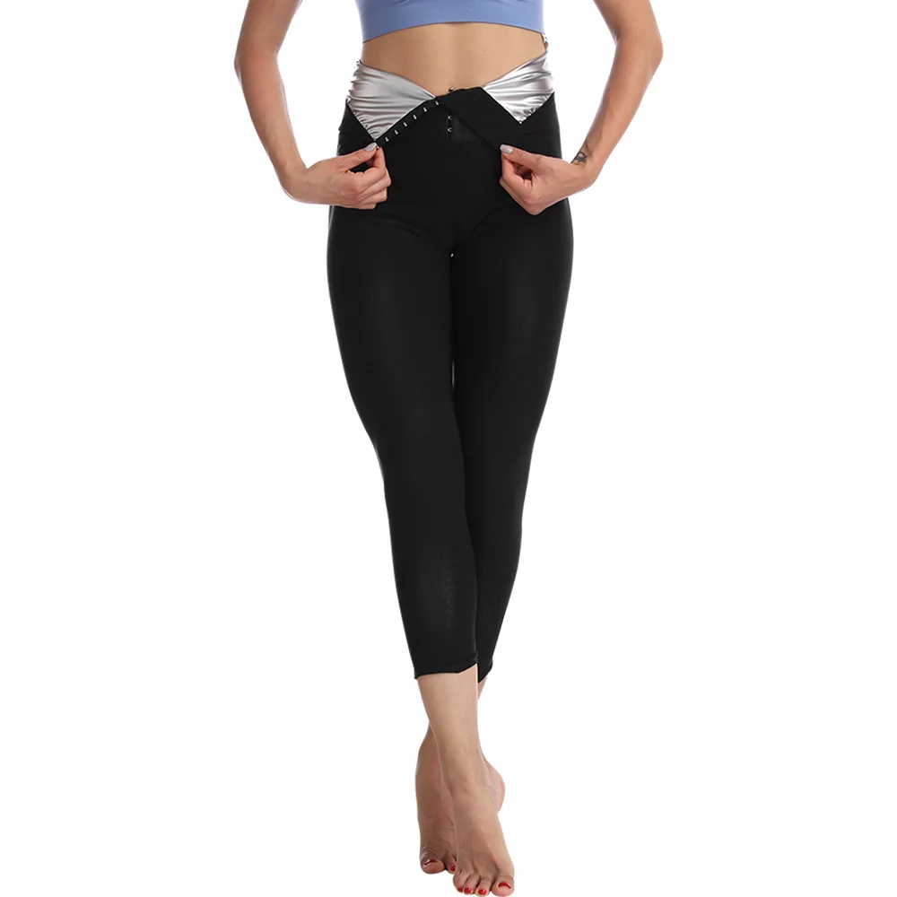 Sauna Pants Body Shaper Legging Sudation Femme Women's Slimming Sweat  Shorts Waist trainer Weight loss Women Shapewear