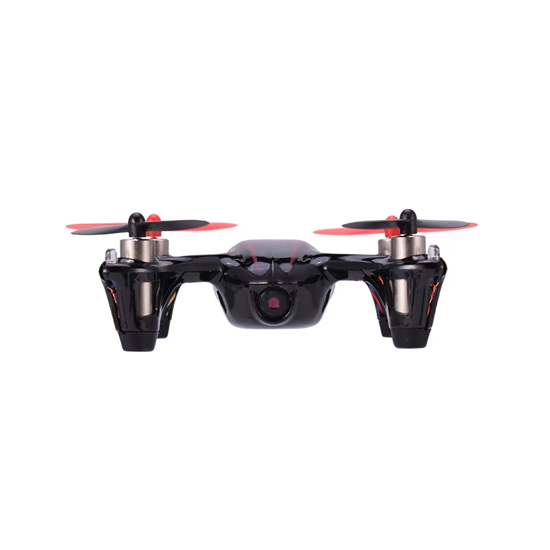Hubsan H107C X4 720P HD камера 2,4G 4CH RTF Радиоуправляемый квадрокоптер вертолет Дрон со светодиодный подсветкой игрушки с дистанционным управлением Черный Mode2