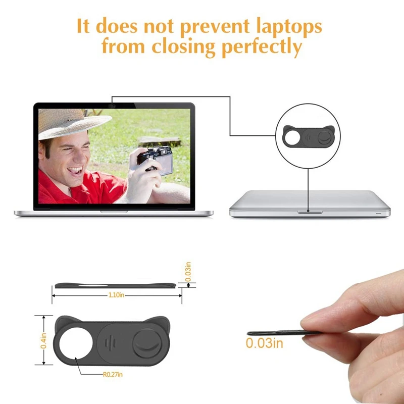 Веб-камера набор слайдер камера чехол для смартфона планшета Macbook Dell Hp ноутбук и все-в-одном настольный с прочной клейкой защитой