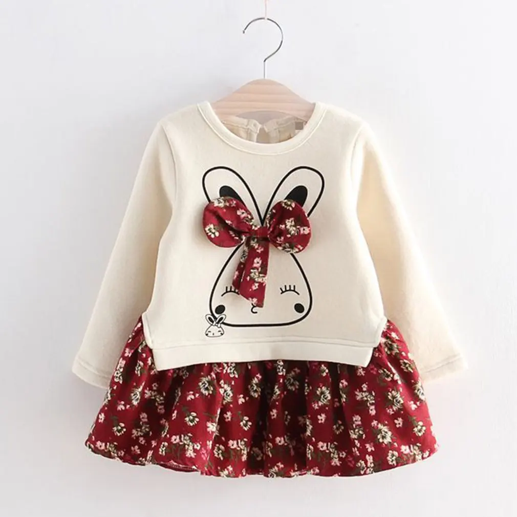 Одежда для детей; малышей; девочек галстук-бабочка с цветочным узором из балетная пачка с принтом праздничное платье для маскарада, вечерние платья принцессы День рождения танцевальные костюмы