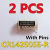2PCS Original NEW CR14250SE-R 1/2AA CR14250 3V 1200mAh Lithium Battery With Pins 1