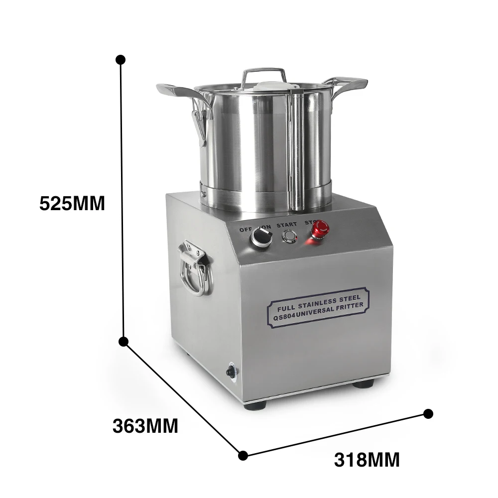 ITOP 4L Meatball Beating Machine Multifunction Professional Vegetable Chopping Garlic Meat Chili Cutter Grinder 1400R Per Min