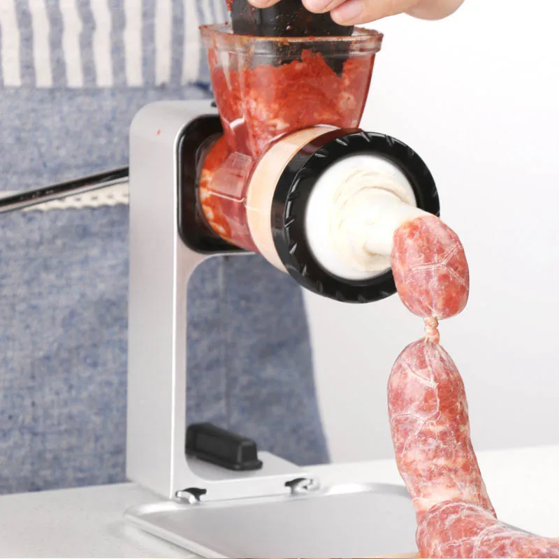 manual operation Electric meat grinder manual household small minced meat sausage sausage machine D - 4000438230639