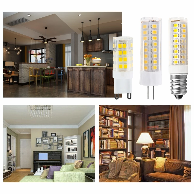 4 개/몫 G4 G9 E14 LED 전구 3W 4W 5W 7W LED 램프 AC 220V LED 옥수수 전구 SMD2835 교체 30W 40W 60W 할로겐 샹들리에 빛