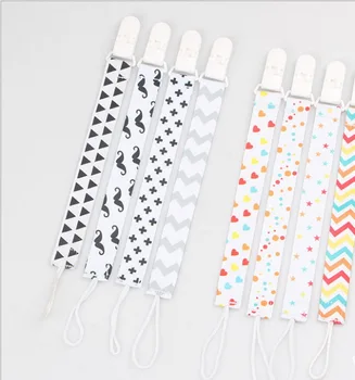 

DHL 500pcs Baby Pacifier Clips Chain Bottles Feeding Dummy Holder Nibbler Attache Mam Pacifier Feeder Leash Nipple Strap Loop