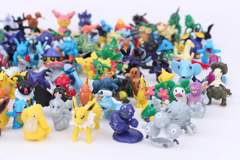 Takara Tomy Покемон Пикачу фигурка игрушки 2-3 см мини карманный монстр игрушка фигурка для детей день рождения рождественские подарки