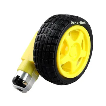 

TT Motor Smart Car Robot Gear Motor supporting wheels a / smart car chassis motor / robot car wheels