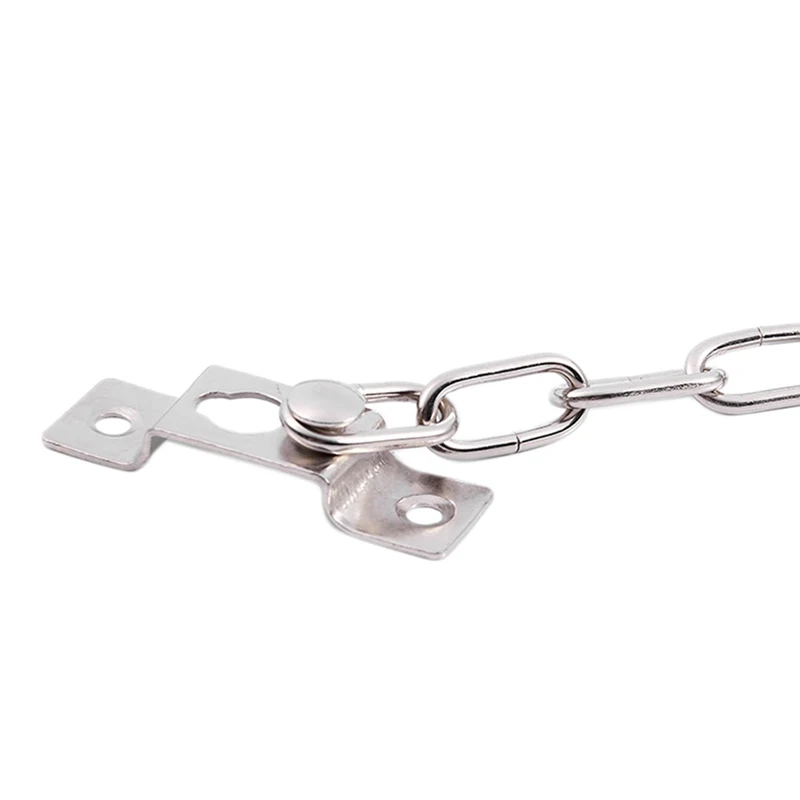 Door chain Security chain Hardware Door lock extruded Chain door Chain door Guard nickel matt