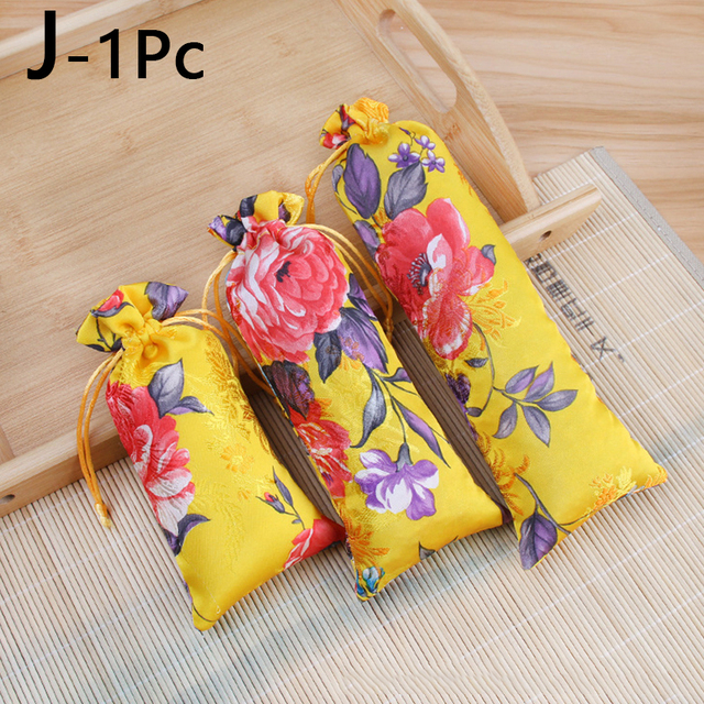 Embroidery Satin Drawstring Gift Bag Silk Jewelry Packaging Bags Christmas Wedding Gift Decor Pouches