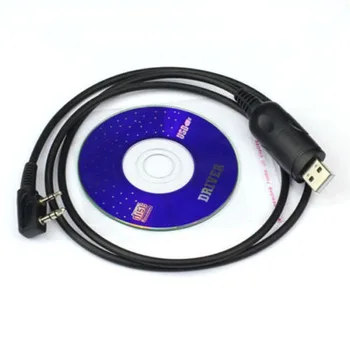 

5PCS Program Software CD& USB Programming Cable for Baofeng UV-5R BF-888S Radios NE