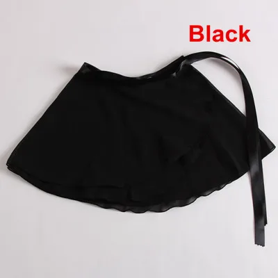 Black Новинка 15 цветов доступны Дети Девочка шифон балет танцевальный костюм с пачкой юбка скейт обернуть шарф балетное платье-пачка - Цвет: Black
