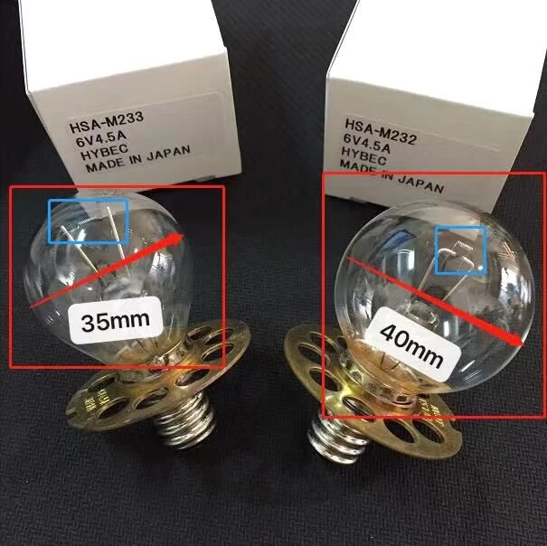 Ersatz zu HS366 6V4. 5A ophthalmic Lampe 6V27W OP2366 P44S 6V 4.5A G35 G40  HS900 930|Halogen Bulbs| - AliExpress