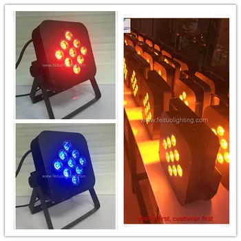 

E-6/set Wireless battery powered led par 9x18w 7in1 rgbwa+uv pink battery wireless led flat par DJ stage