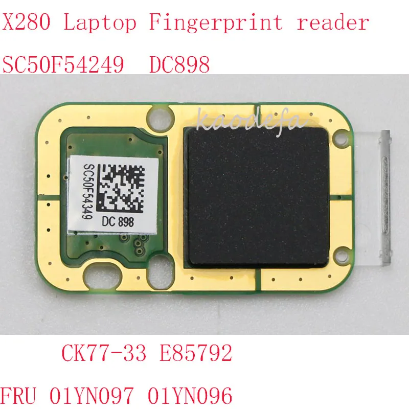 Lettore Di Impronte Digitali X280 Per Laptop Thinkpad X280 20Kf, 20Ke Fru 01Yn097 01Yn096-Dc898 Ck77-33 E85792 100% Test Ok