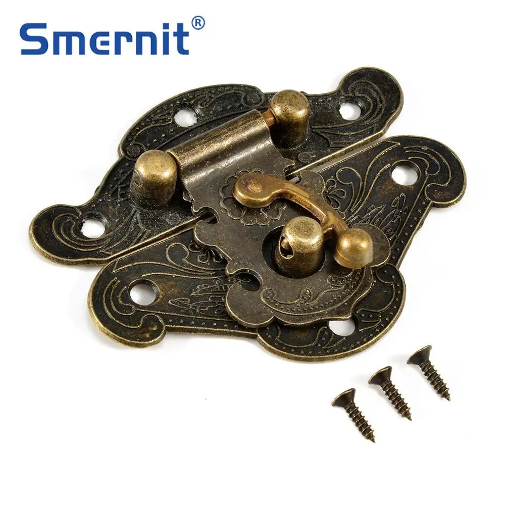 5 шт. античная декоративная защелка винтажная деревянная коробка для ювелирных