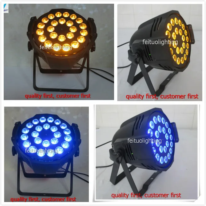 E-2pack Красочный светодиодный par 24x12 Вт 6 в 1 rgbwa+ УФ светодиодный par может светиться для сцен и студий устройства
