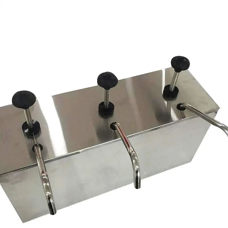 3-Bucket-Sauce-Dispenser-Pump-Squeeze-Condiment-Dispensing-Stainless-Steel (4)