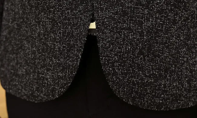 M-4XL, деловой мужской блейзер, плюс бархат, теплый, приталенный пиджак, мужской, модный, Повседневный, на одной пуговице, с длинным рукавом, костюм, верхняя одежда, RM50008
