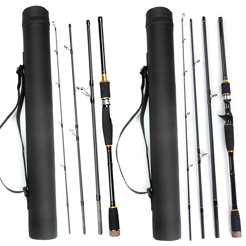 

Outdoor Carbon Fishing Rod Spinning Casting Lure Rod 2.1/2.4/2.7/3M 4-section Rods vara de pesca Carp Fishing Pole