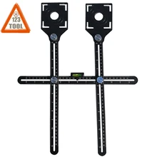 Плиточный локатор для открытия грязевой плитки магазин паста Напольная Плитка Стекло Vientiane Универсальный дырокол многофункциональный регулируемый инструмент