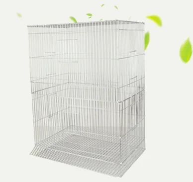style1 64x40x80cm Большая усиленная клетка для большой клетки для птиц parakeet xuanfeng octopus клетка оцинкованная металлическая клетка для птиц - Цвет: style1 64x40x80cm