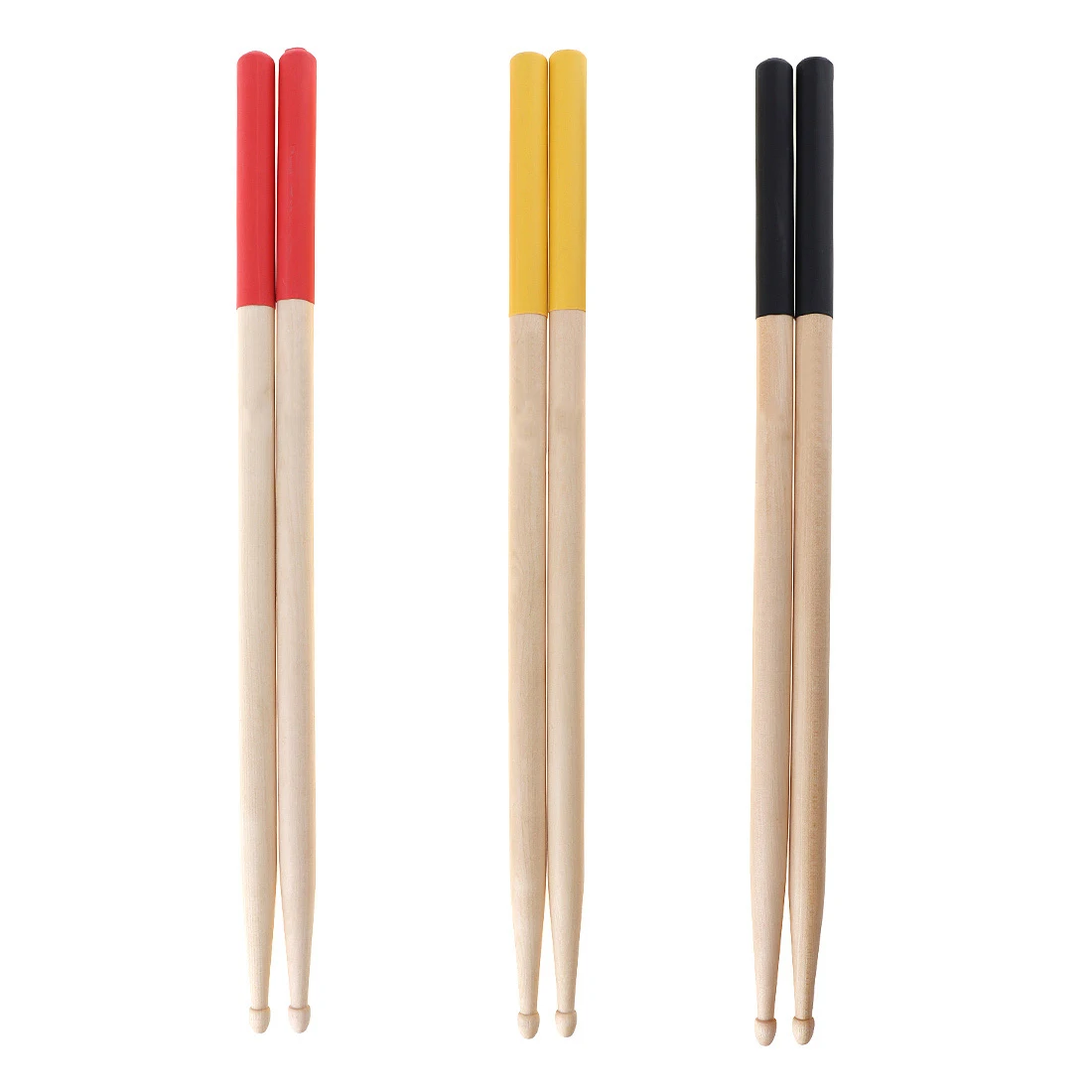 

1 Pair 5A Maple Drumsticks Professional Wood Drum Sticks Multiple Color Options for Drum