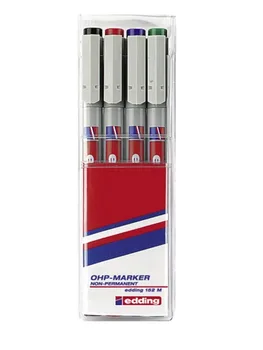 

A set of markers for projector films. Washable. 1. 4 colors in NAB