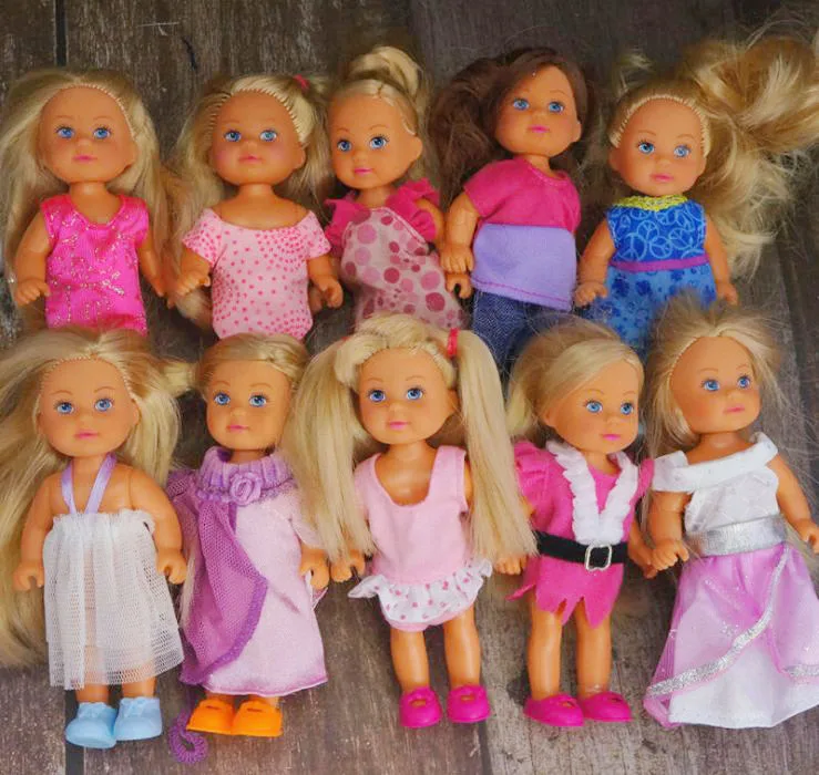 Кукла Simba Kelly 1 набор = кукла-Симба+ одежда+ обувь 11 см Barbies Sister для поколения мини-кукла рождественский подарок для маленькой девочки
