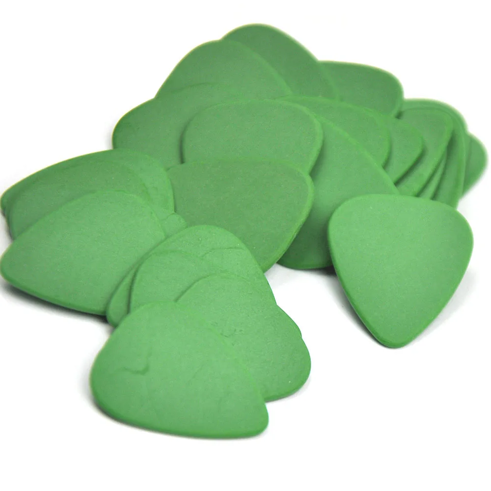 Lots of 100pcs Green Ultra Heavy 1.5mm Gauge Delrin Guitar Bass Picks Plectrums