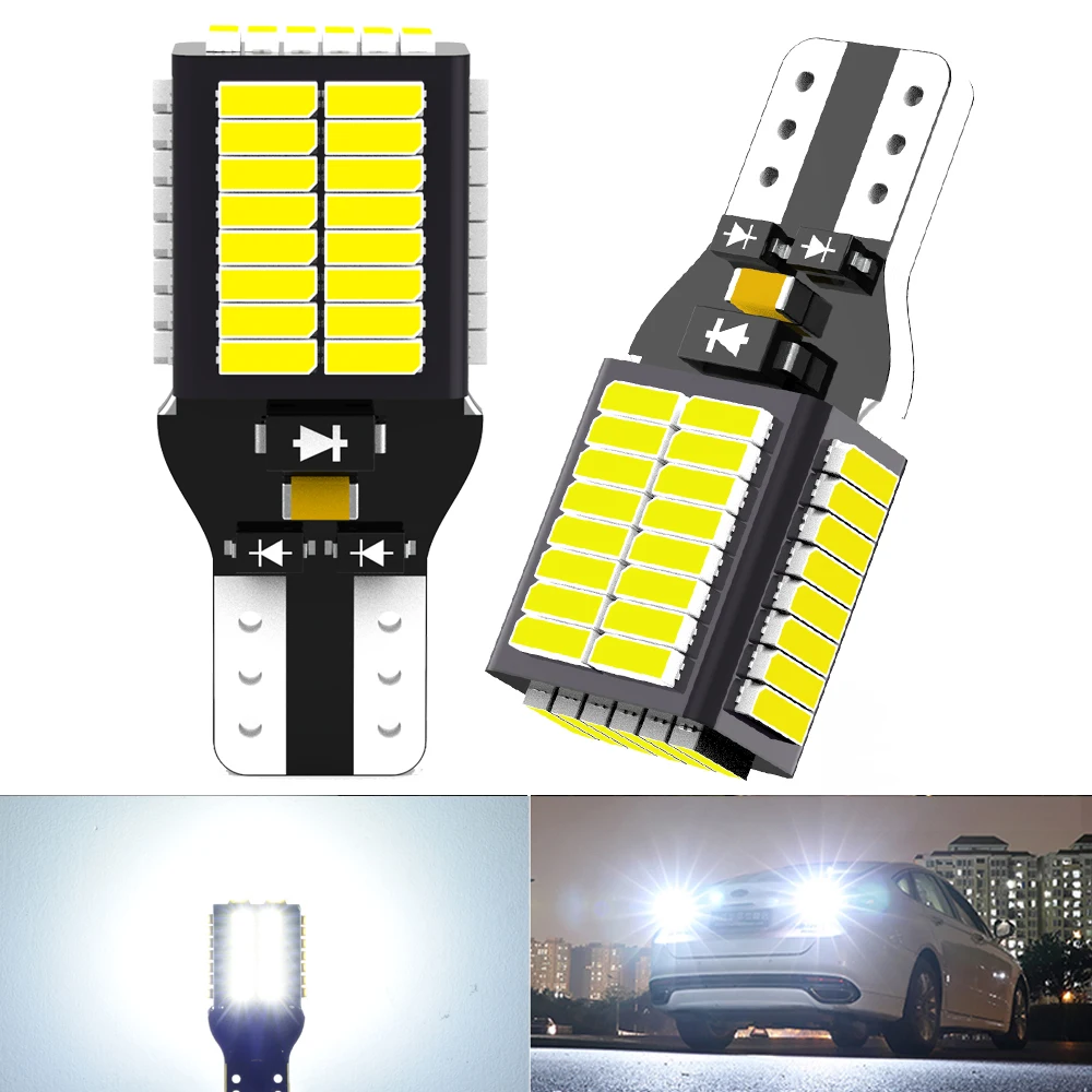 2x T15 921 W16W led Canbus LED Bulb Car Backup Reverse Lights for Audi