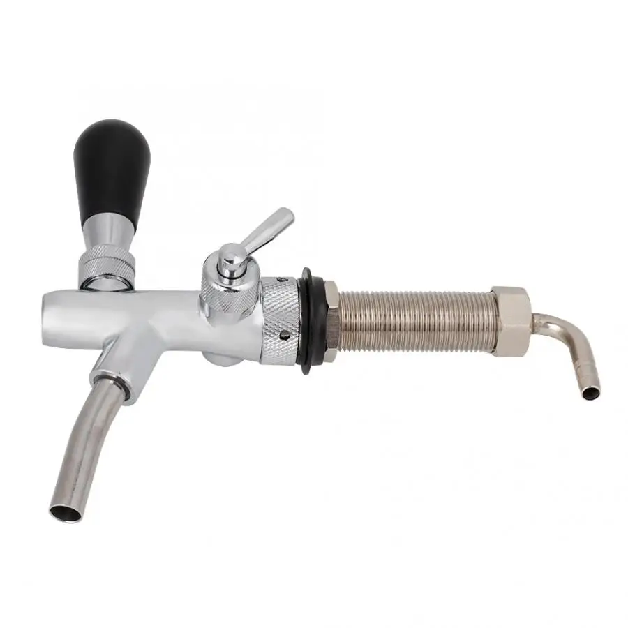

Adjustable Beer Tap Faucet Control Faucet with 4inch Shank Tap Kit for Homebrew Draft Beer Adjustable Beer Faucet Tap