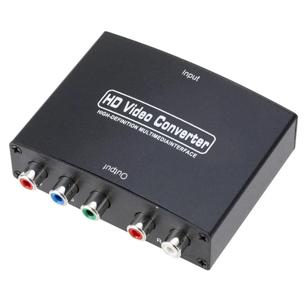 HDMI в RGB компонент YPbPr видео и R/L аудио адаптер 1080P HD Чистый усилитель конвертера