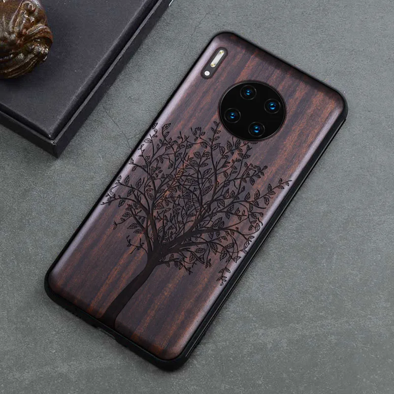 Чехол Dark Wood Mate 20 для Huawei Pro роскошный чехол с текстурой древесины 30 силиконовый Funda