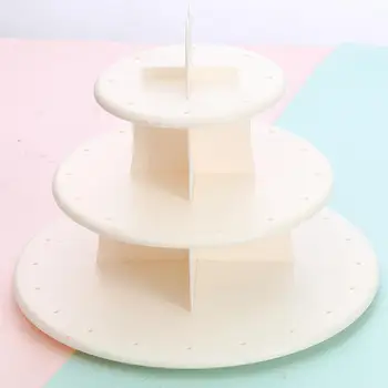 

New Plastic Three-layer Lollipop Frame Cake Stand Storage Swing High Quality Small Jewelry Storage Rack Party Display Stand