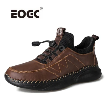 

Plus Size Men Shoes Genuine Leather Casual Shoes Men Fashion Sneakers Comfort Quality Walking Shoes Zapatillas Hombre