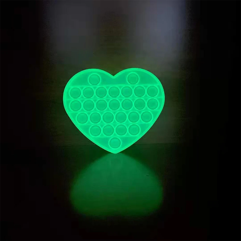

Push Bubble Stress Relief Luminous Bubble Sensory Novelty Anti-Anxiety Rodent Control Pioneer Toy Children Adult Gift