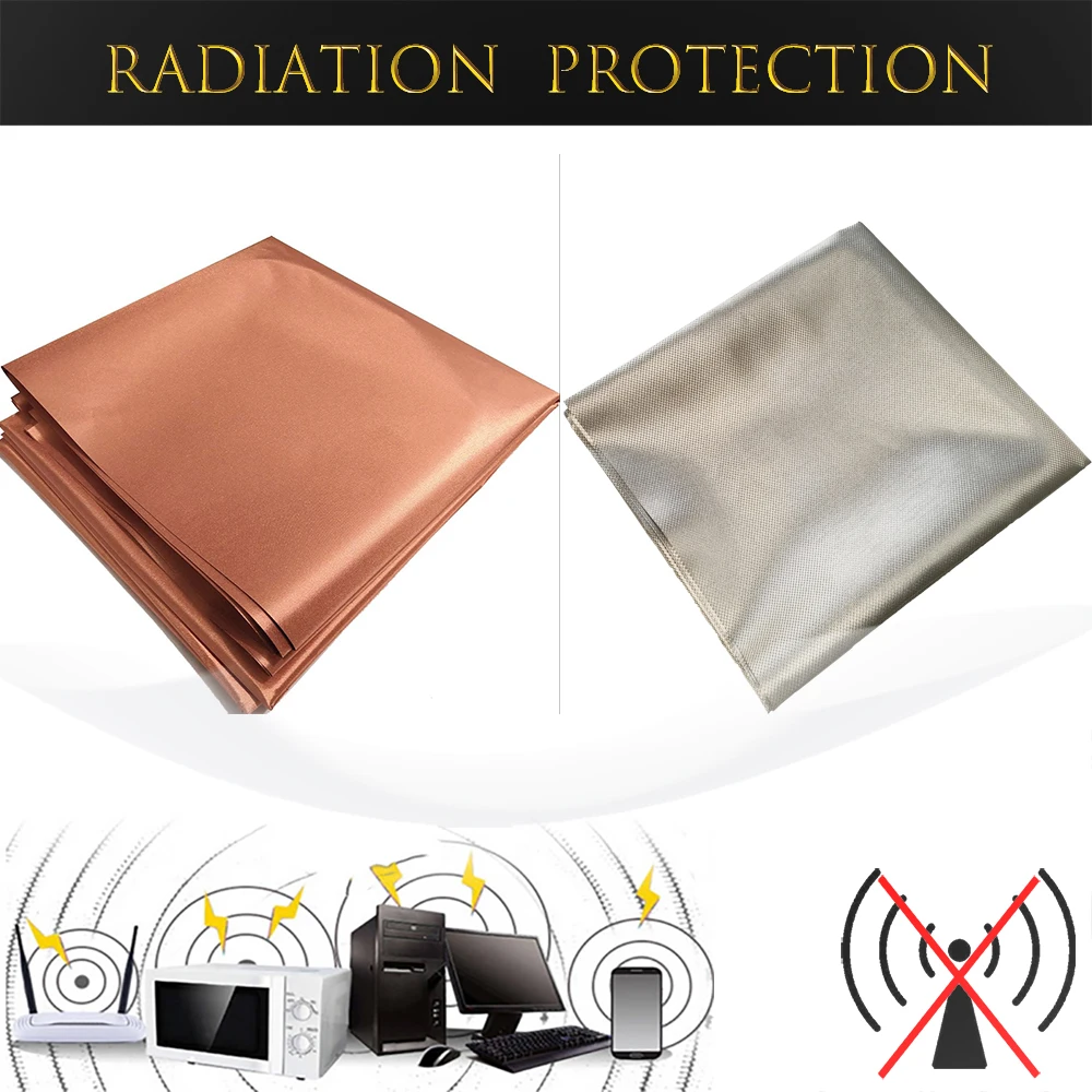New RFID Shielding Faraday Fabric 4G 5G WIFI EMF EMI High Frequency  Electromagnetic Shielding Cloth DIY Wireless Shield Fabric