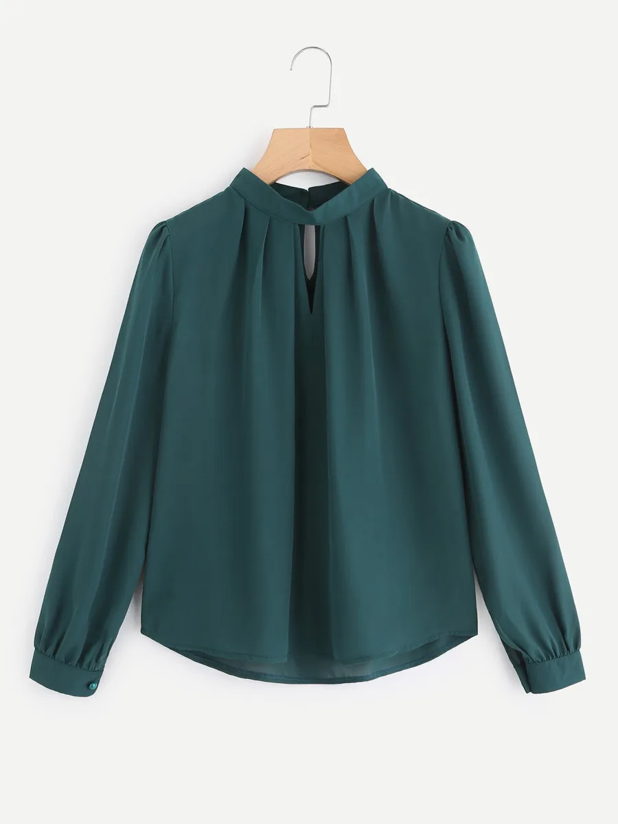 Алиэкспресс Лидер продаж EBay новый стиль грудь v-образным вырезом рубашки с длинными рукавами шифон рубашка