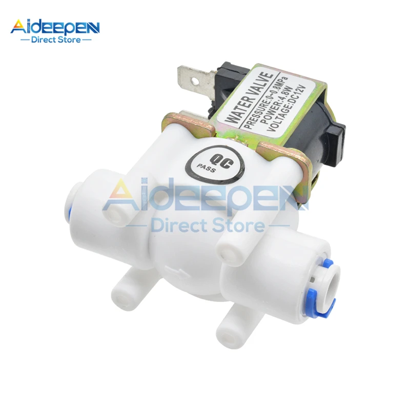 DC 12V 24V NC Electric Solenoid Valve Water Air Inlet Flow Switch 1/4 " Inlet water solenoid valve For Washing Machine