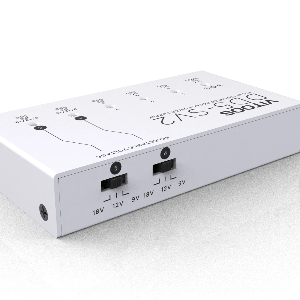 VITOOS DD5-SV2 effect pedal power supply fully isolated Filter ripple Noise reduction High Power Digital effector
