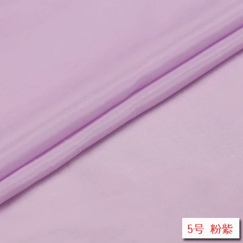 Sewing Fabric 100*140cm New printing dyeing silk cotton fabric solid color base lining silk fabric by meter prink red white