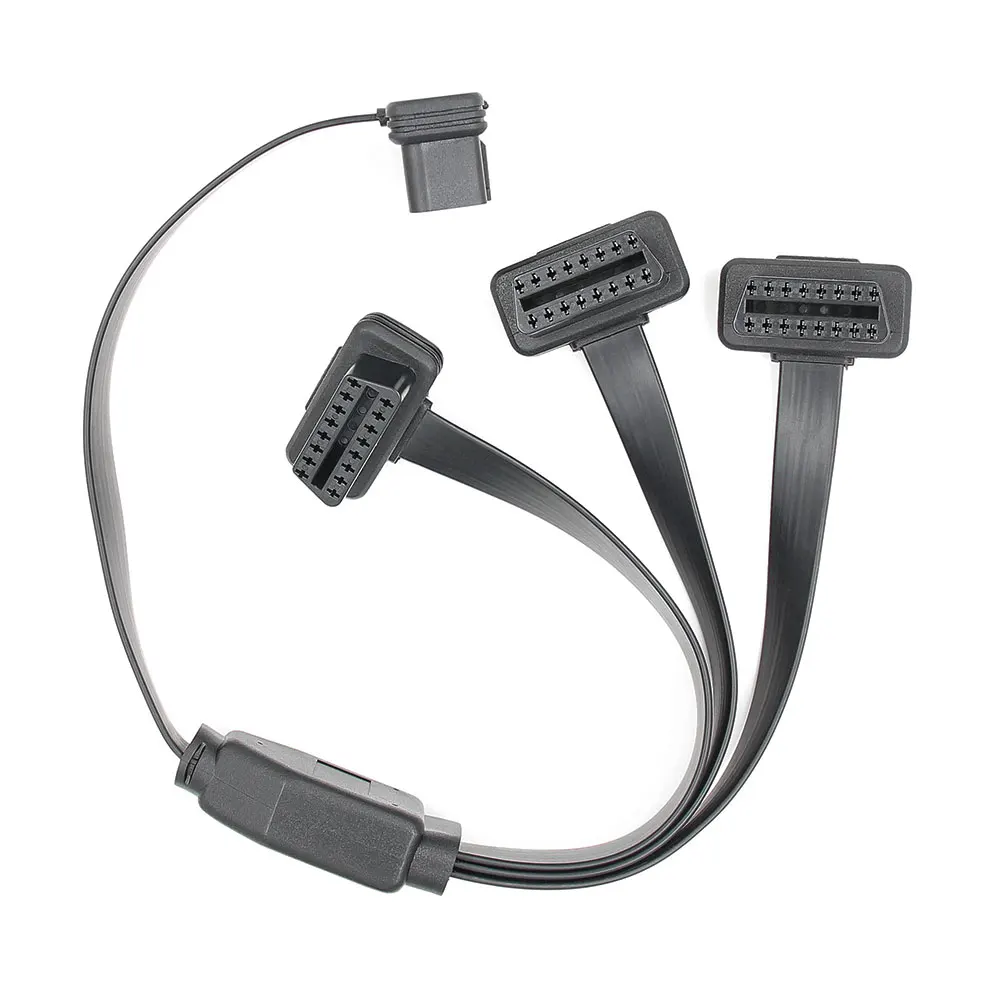 Диагностический кабель OBD2 удлинитель OBD кабель 16Pin штекер 16Pin женский obd2 разъем для OBD II диагностический инструмент ELM327 кабель горячий