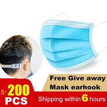 

10PCS Disposable masks 3-layer filter masks mask filters safety breathable masks